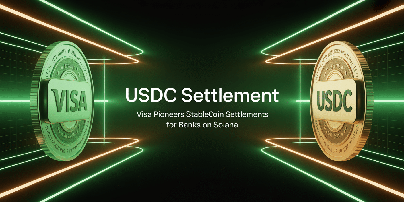 Visa Introduces USDC Settlement for US Banks Through Solana Network -  Genfinity - Web3 Education & News
